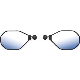 RAM Mounts Tough-Mirror Replacement Mirrors With Ball - Oval - Black - Pair