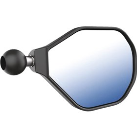 RAM Mounts Tough-Mirror Replacement Mirror With Ball - Oval - Black - Right