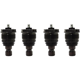 SuperATV Heavy Duty 4340 Chromoly Steel Threaded Ball Joint - Set Of 4