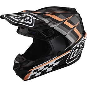 Troy Lee Designs SE4 Polyacrylite Warped Helmet