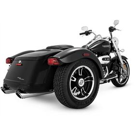 Vance And Hines Twin Slash Round Slip-On Exhaust System