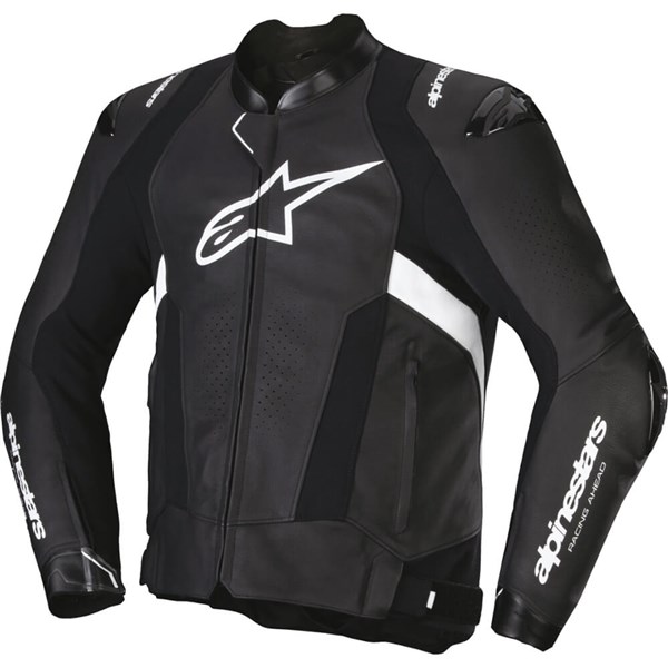 Men's Motorcycle Leather Jacket 52 - Alpinestars Missile V3