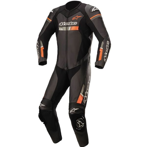 Alpinestars GP Force Chaser 1-Piece Leather Suit | Black/Red | Sz 58
