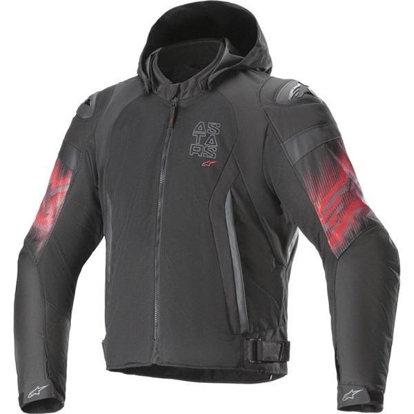 Alpinestars Zaca Air Venom Waterproof Textile Jacket, Black/Red