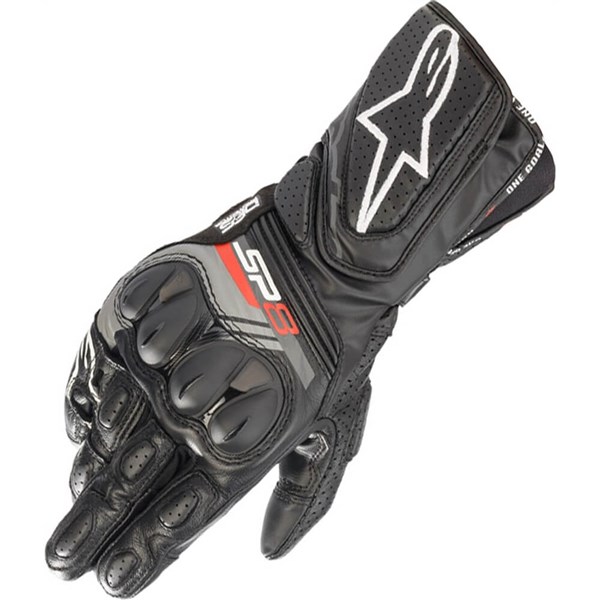 Alpinestars SP-8 V3 Leather Motorcycle Gloves | Black/Grey | eBay