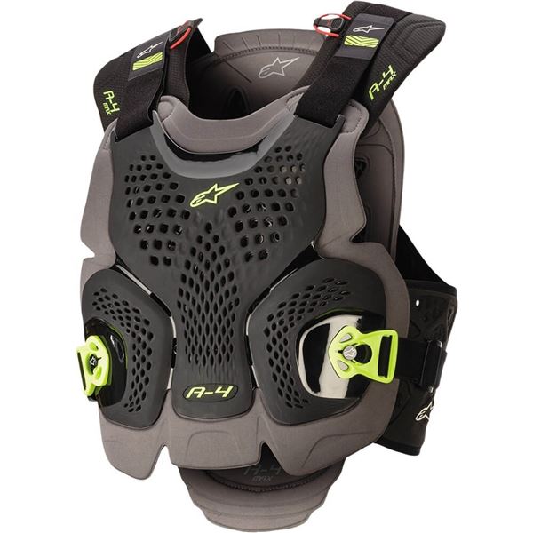 Alpinestars A-4 Max Roost Deflector, Black/Yellow