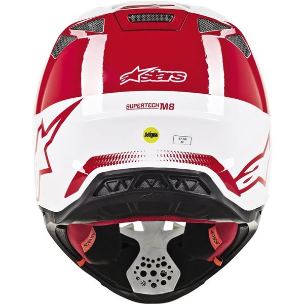Alpinestars Supertech M8 Triple Helmet | Wht/Blk/Red | Sz S | | eBay