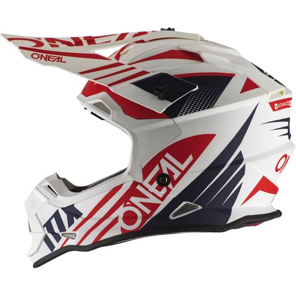 O'Neal Racing 2 Series Spyde Helmet | White/Blue/Red | Sz XS | eBay