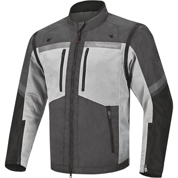Tourmaster Adventure Lite Mesh Textile Motorcycle Jacket | Grey/Charcoal