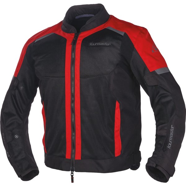 Tourmaster Draft Air 2.0 Vented Textile Motorcycle Jacket | Black/Red