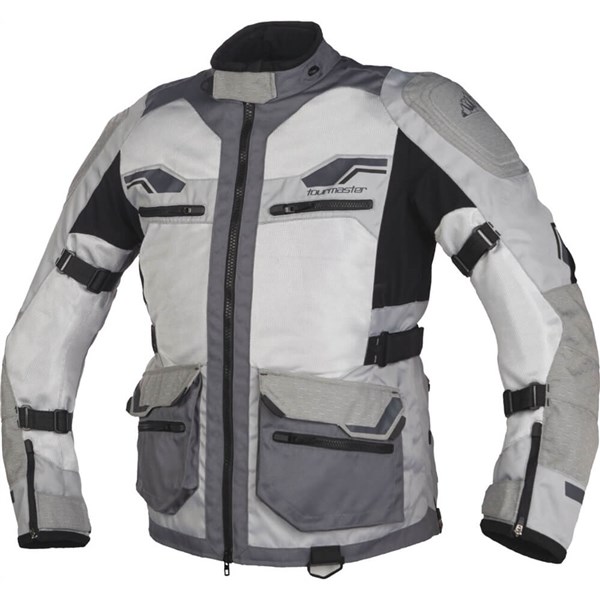 Tourmaster Horizon Line Ridgecrest Textile Jacket, Light Grey/Grey/Black