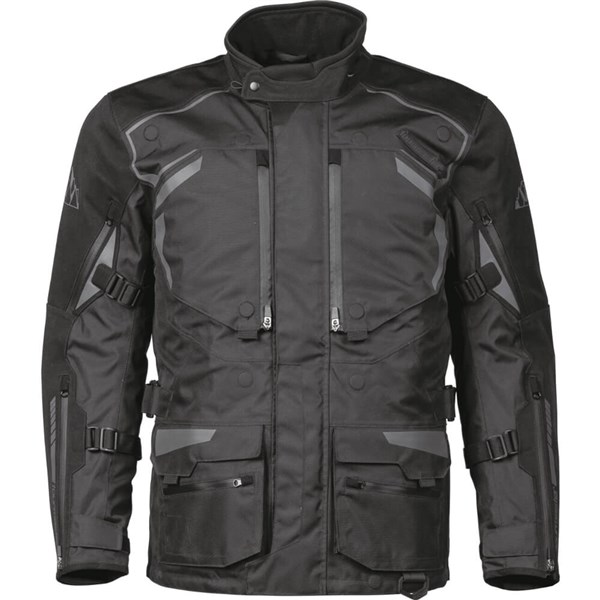 Tourmaster Horizon Line Highlander Waterproof Textile Jacket, Black