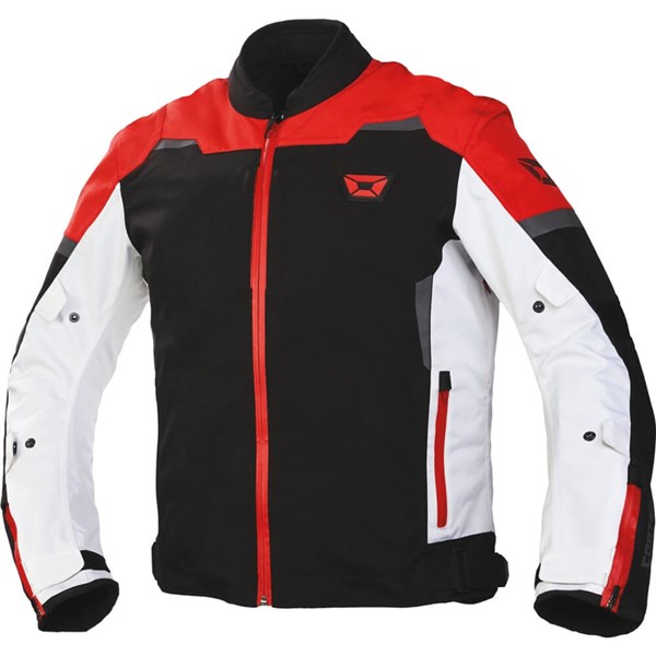 Cortech Aero-Tec 2.0 Textile Motorcycle Jacket | Black/White/Red