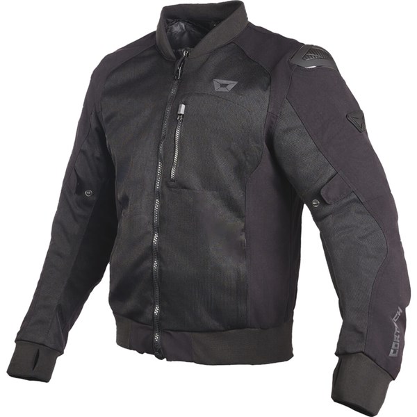 Cortech Versa-Flo 2.0 Vented Textile Motorcycle Jacket | Black