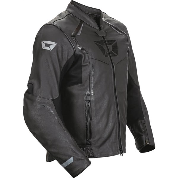 Cortech Speedway Collection Chicane Leather Jacket, Black