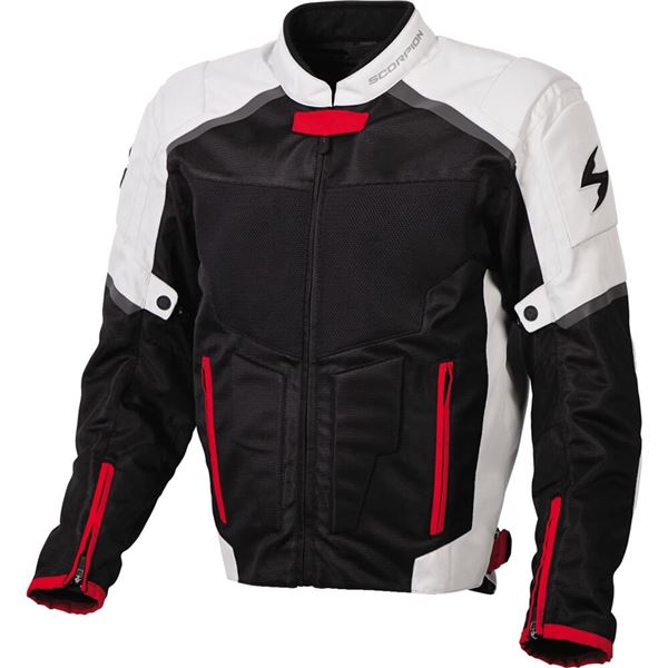 All Sizes Grey//Black//Hi Viz Scorpion EXO Optima Hi-Viz Textile Jacket