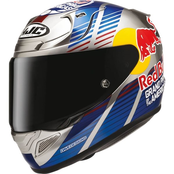 HJC RPHA 12N Red Bull Austin GP II Full Face Helmet | ChapMoto.com