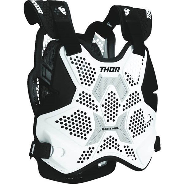 Thor Sentinel Pro Chest Protector, White/Black - New with Tags, Free Shipping