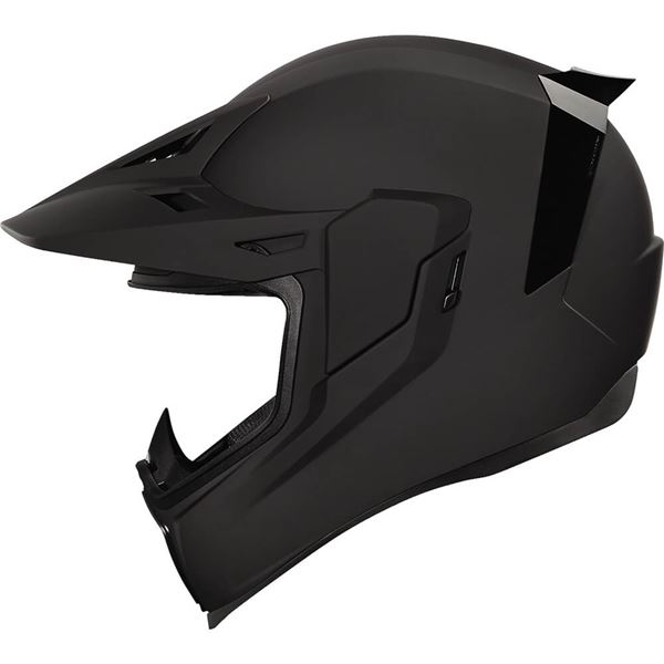Icon Airflite Moto Motorcycle Helmet | Rubatone Black | DOT