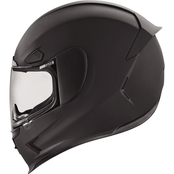 icon airframe rubatone helmet AFRM RUB Black SM 0101-12094 The vents can be opened and closed Helmet Icon Airframe Rubatone Icon