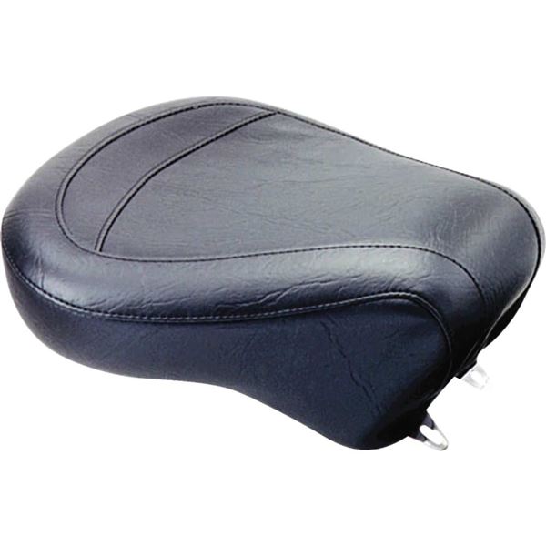 Mustang Wide Vintage Passenger Seat 76283 - Smooth Touring Style For Motorcycles