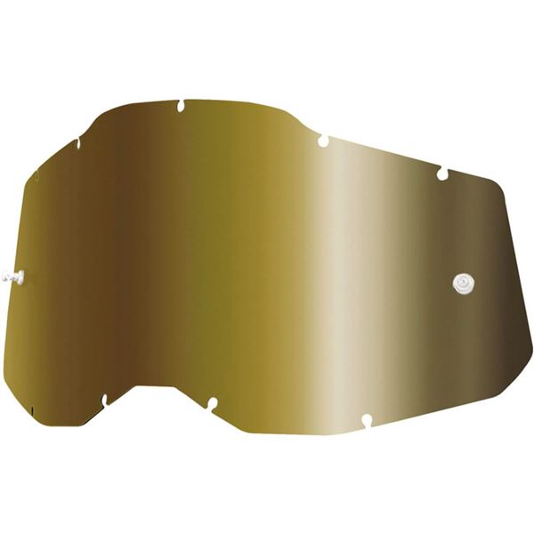 Lentille Fumée + 10 Déchirures Seecle SE-41S113-HZ | Compatible Masques 100% Racecraft 2, Strata 2, Acuri 2, Mercury 2