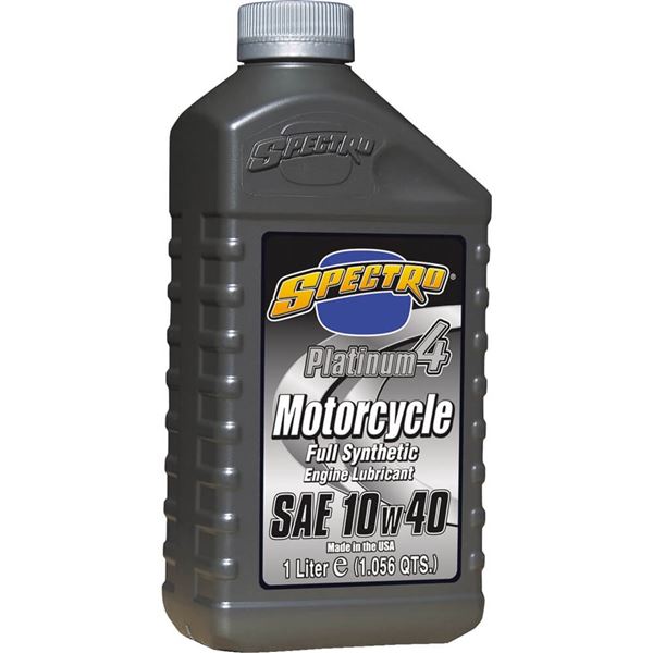 Spectro Platinum 4 10W40 Full Synthetic Oil | ChapMoto.com