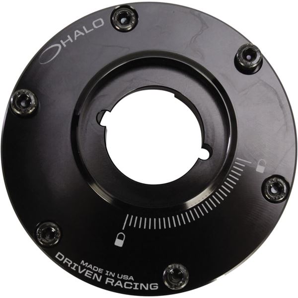 Driven Halo Black Fuel Cap Base For Motorcycles - Lightweight, Self-Contained Vent (DHFCB-KA03) - View #7