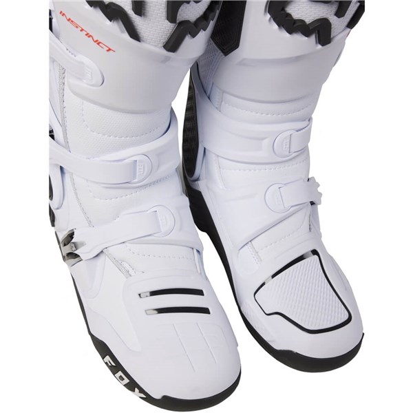 Fox Racing Instinct Boots | White/Black | Size 9 | eBay