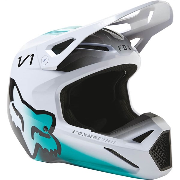 FOXページ Fox Racing V1 Flora Yellow Helmet - Speed Addicts