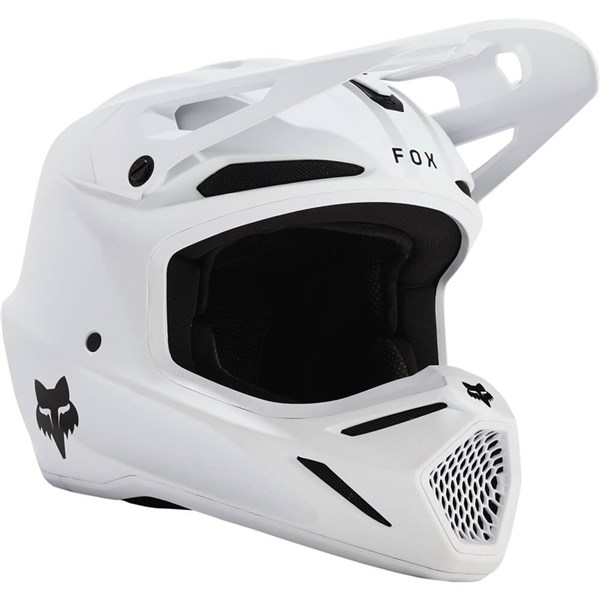 Fox Racing V3 Motorcycle Helmet | Matte White | DOT ; ECE 22-06 | eBay