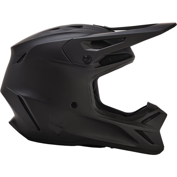 Fox Racing V3 MX Dirtbike Helmet | Matte Black | Sz S | eBay
