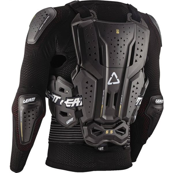 Leatt 6.5 Graphene Body Protector, Charcoal/Black