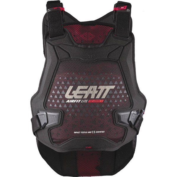 Leatt 3DF AirFit Evo Lite Chest Protector | Black