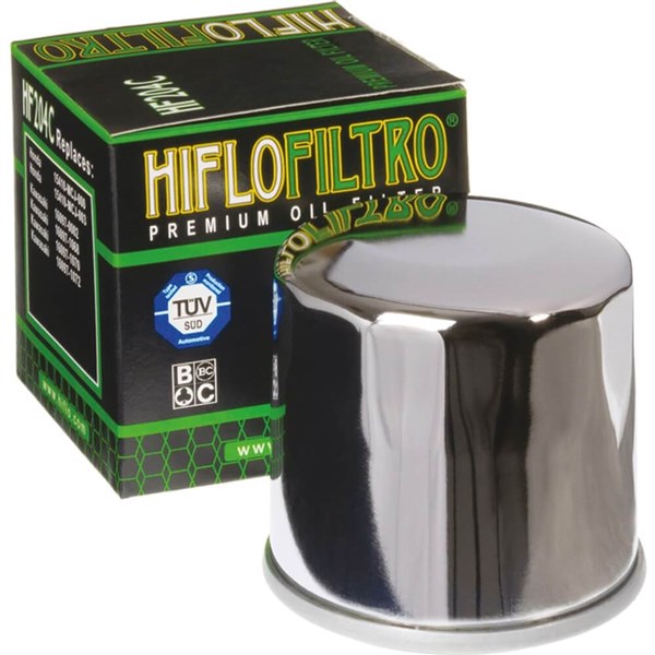 HiFloFiltro Chrome Oil Filter | ChapMoto.com