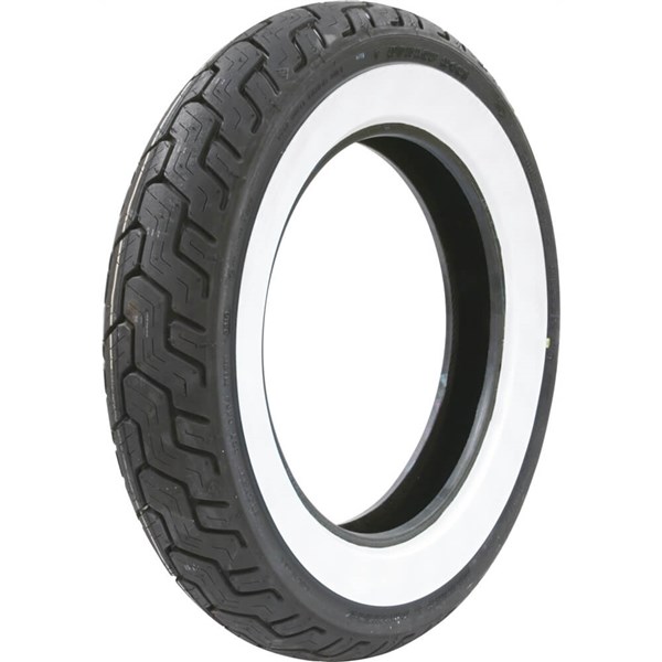 Dunlop Harley-Davidson D402 Wide White Wall Rear Tire | ChapMoto.com