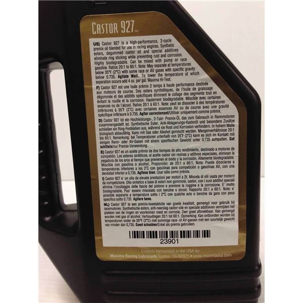 Maxima Castor 927 2T Two-Stroke Oil | 1 Liter | 23901 | eBay