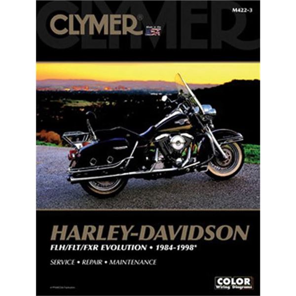 Clymer Street Bike Manual Harley-Davidson FLH/FLT/FXR Evolution