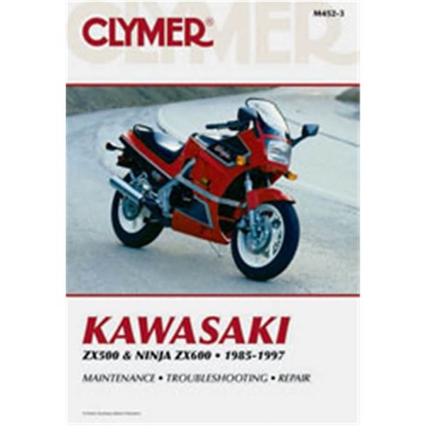 Clymer Street Bike Manual - Kawasaki ZX500 & Ninja ZX600 | M452-3