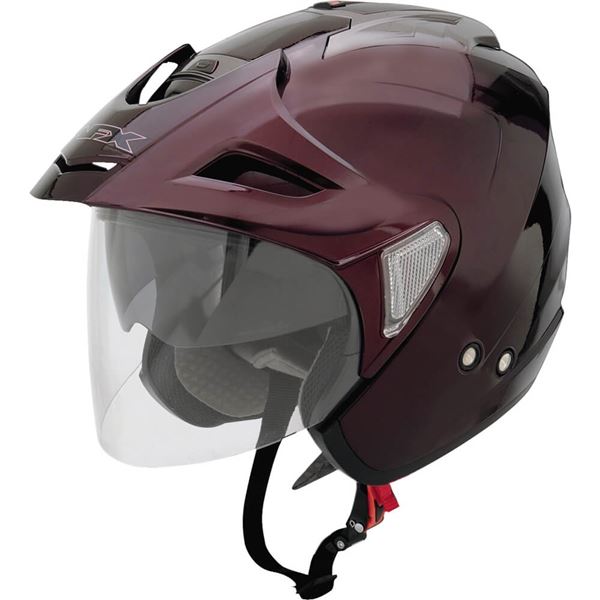 amazon motorcycle helmet sale Open Face DOT Approved - YEMA Helmet YM-627 Motorbike Moped Jet Bobber Pilot Crash Chopper 3/4 Half Helmet with Sun Visor for Adult Men Women Baseball-Softball Size:40HB Alternative Reel Cover Bags! have smart helmet for
