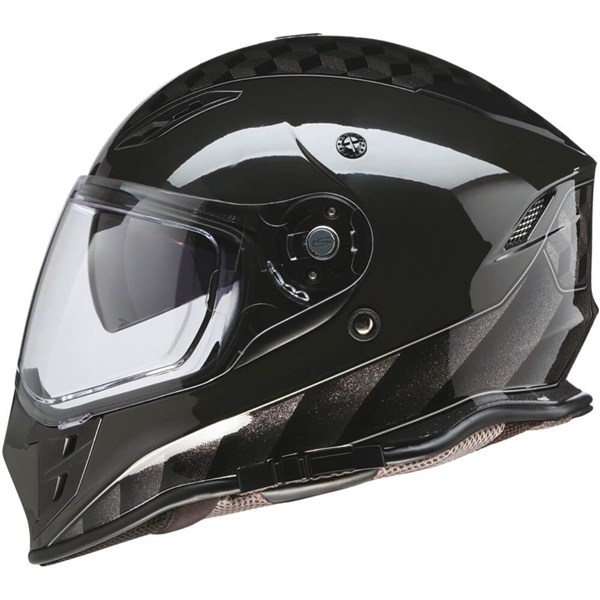 Z1R Nemesis Thunderbird Full Face Helmet, Black/Charcoal - Picture 12 of 27