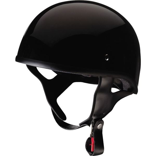 Z1R CC Beanie Half Helmet, Black - Picture 5 of 10