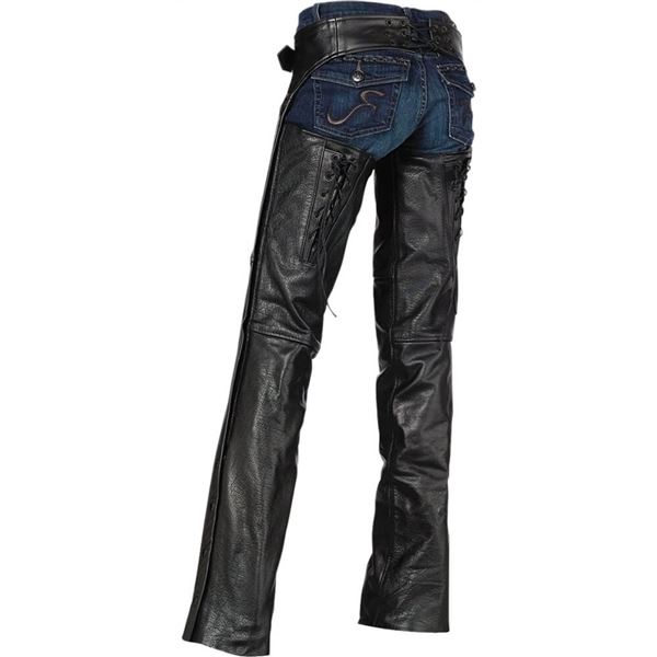 Z1R Sabot Women's Leather Chaps, Black - All Sizes | eBay