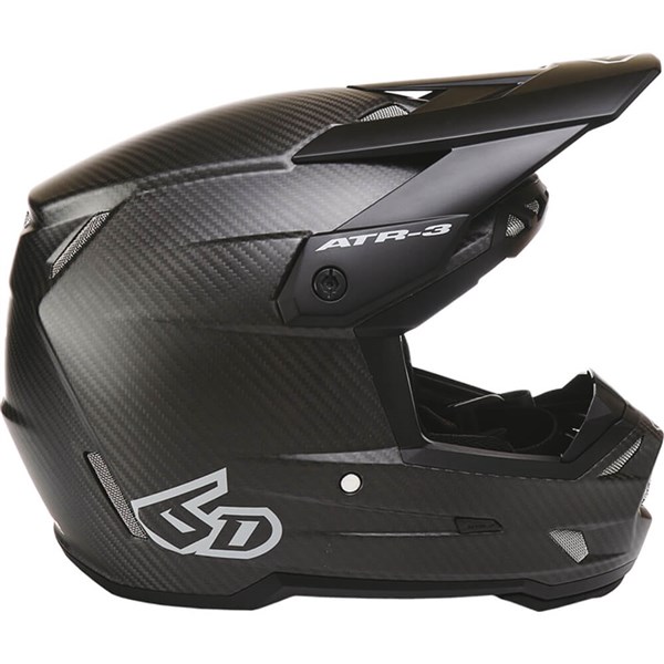6D ATR-3 Motorcycle Helmet | Matte Black | DOT ; ECE 22-06
