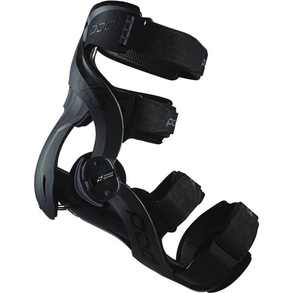 POD K4 2.0 Left Knee Brace, Graphite/Black