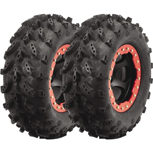 Set 2 ATV UTV Mud Tires 26x12-12 26x12x12 6PR