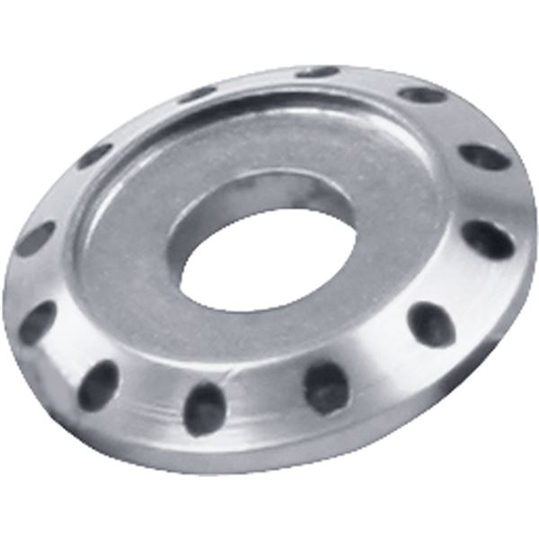 ALUMINUM FLANGE NUTS BLUE M6X12MM 20//PK