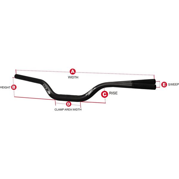 Zeta SX-3 FMX Oversized Handlebar - Black - ZE06-6711 | eBay