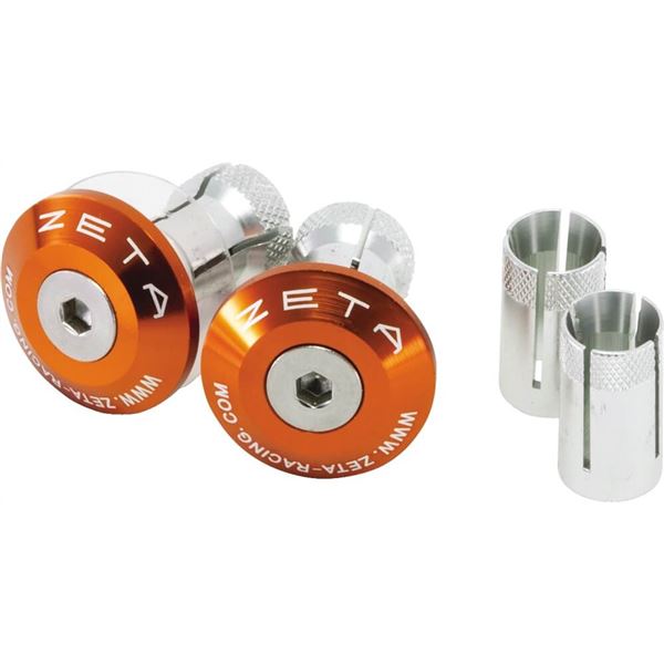 Orange Sz 29 mm Zeta Bar End Plug | eBay