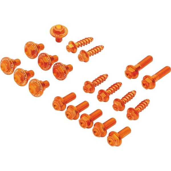 ZETA - ZE88-5853 - Aluminum Body Bolt Kit, Orange | eBay